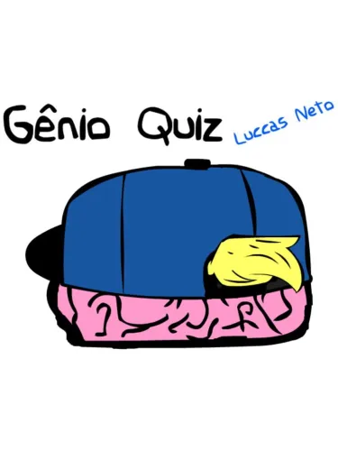 Portada oficial del videojuego Gênio Quiz Luccas Neto