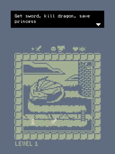 Portada de Get sword, kill dragon, save princess