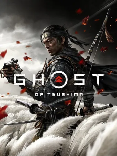 Portada oficial del videojuego Ghost of Tsushima