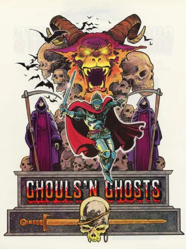 Portada de Ghouls ‘n Ghosts