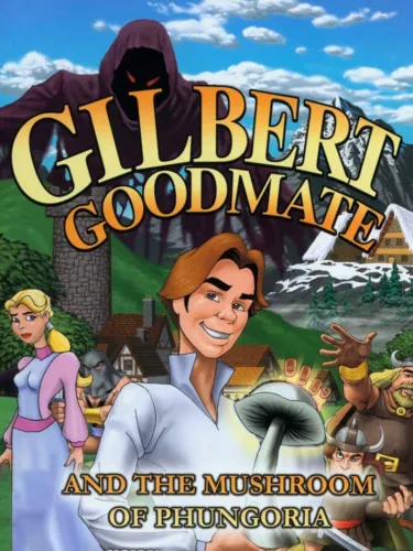 Portada oficial del videojuego Gilbert Goodmate and the Mushroom of Phungoria