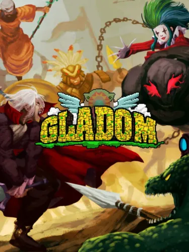 Portada de Gladom: The 2D MOBA in Pixel Art