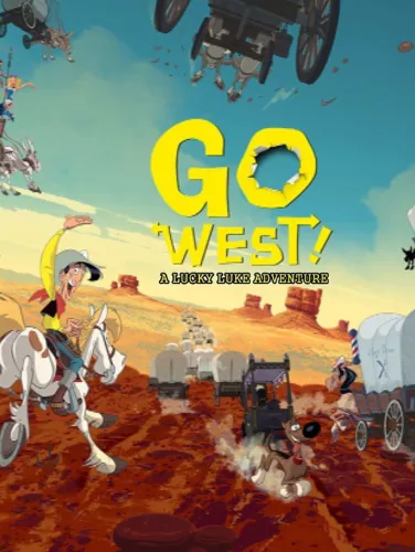 Portada de Go West! A Lucky Luke Adventure
