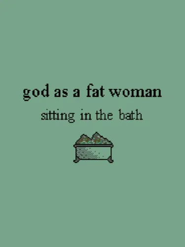 Portada de God as a Fat Woman Sitting in the Bath