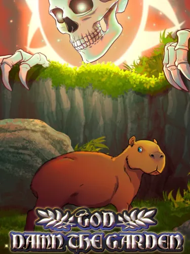 Portada oficial del videojuego God Damn the Garden