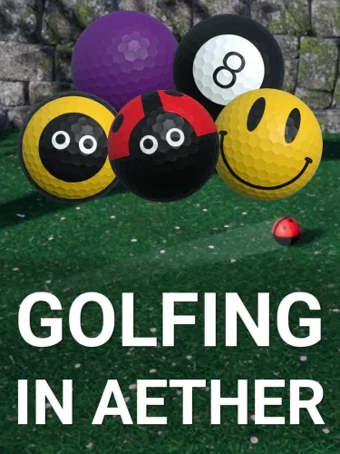 Portada oficial del videojuego Golfing In Aether