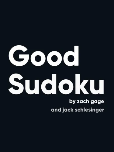 Portada de Good Sudoku