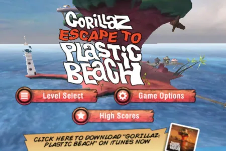Portada de Gorillaz – Escape to Plastic Beach