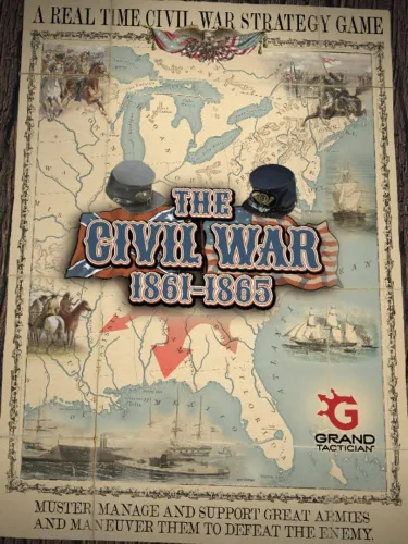 Portada de Grand Tactician: The Civil War (1861-1865)