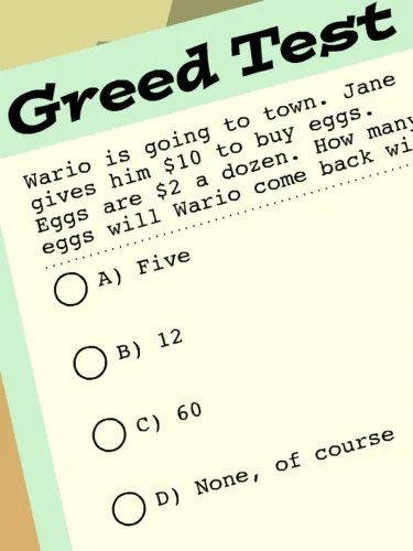 Portada de Greed School Test