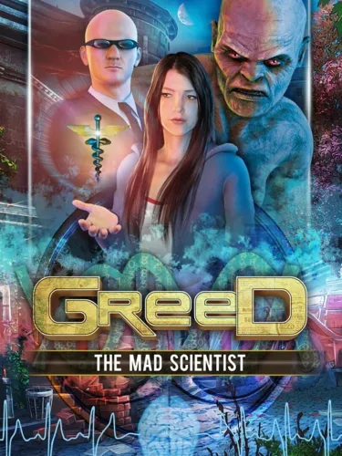 Portada de Greed: The Mad Scientist