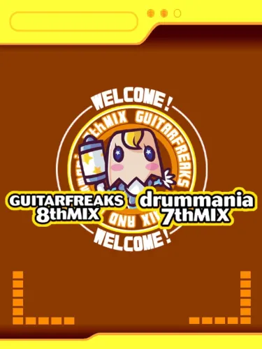 Portada de GuitarFreaks 8thMix & DrumMania 7thMix
