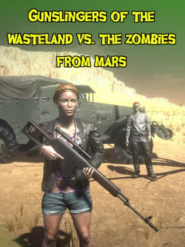Portada de Gunslingers of the Wasteland vs. The Zombies from Mars