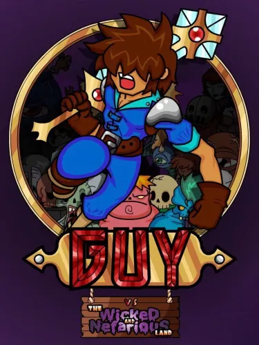 Portada de Guy vs. The Wicked and Nefarious Land