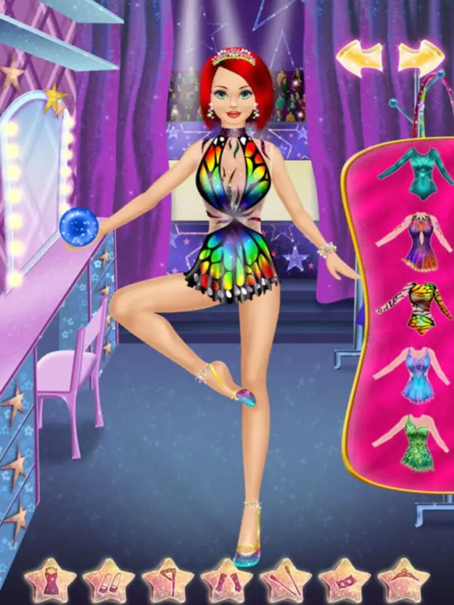 Gymnastics Salon – Makeup & Dressup Girls Game
