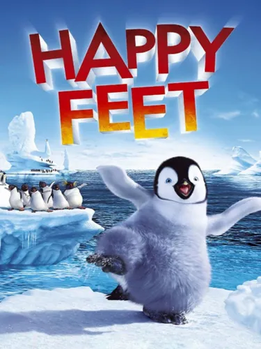 Portada oficial del videojuego Happy Feet