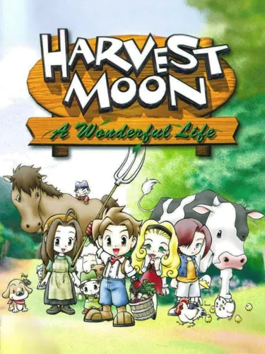 Portada oficial del videojuego Harvest Moon: A Wonderful Life
