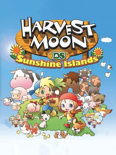 Portada oficial del videojuego Harvest Moon DS: Sunshine Islands