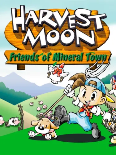Portada oficial del videojuego Harvest Moon: Friends of Mineral Town