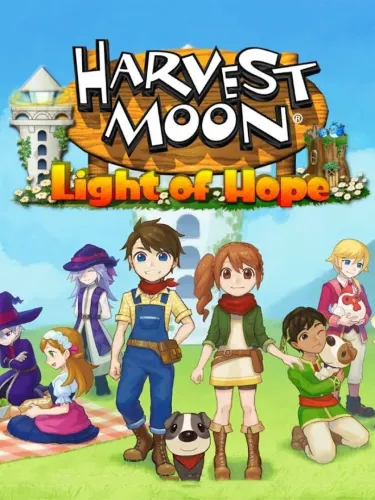 Portada oficial del videojuego Harvest Moon: Light of Hope