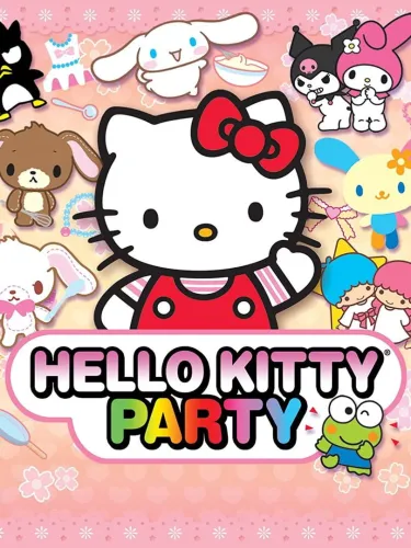 Portada oficial del videojuego Hello Kitty Party
