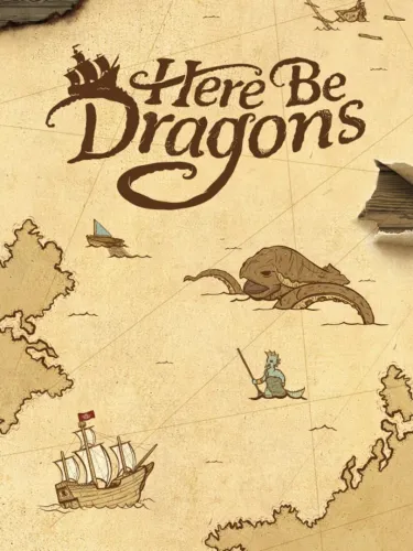 Portada de Here Be Dragons