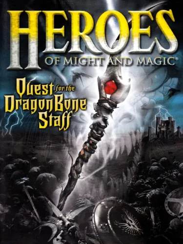 Portada de Heroes of Might and Magic: Quest for the Dragon Bone Staff
