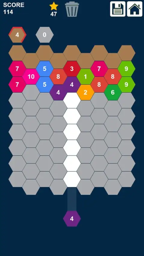 Hexa Attack Puzzle: Shoot n Merge Numbers