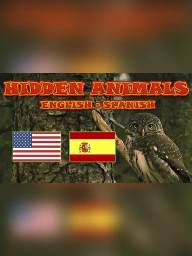 Portada de Hidden Animals: English – Spanish