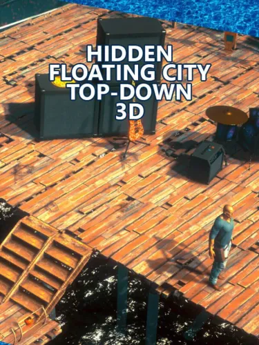 Portada de Hidden Floating City Top-Down 3D