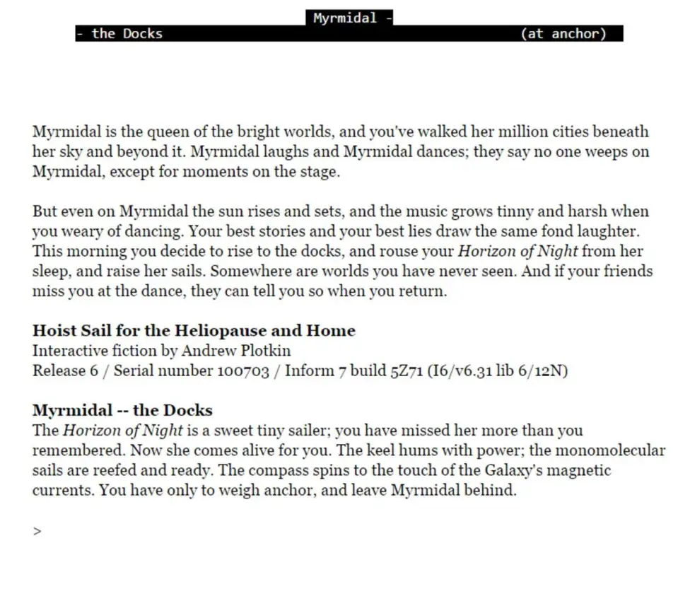 Hoist Sail for the Heliopause and Home