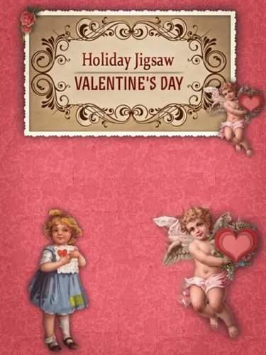Portada de Holiday Jigsaw Valentines Day