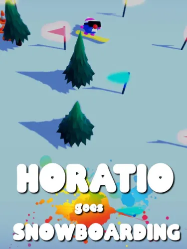 Portada oficial del videojuego Horatio Goes Snowboarding