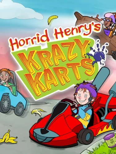 Portada de Horrid Henry’s Krazy Karts