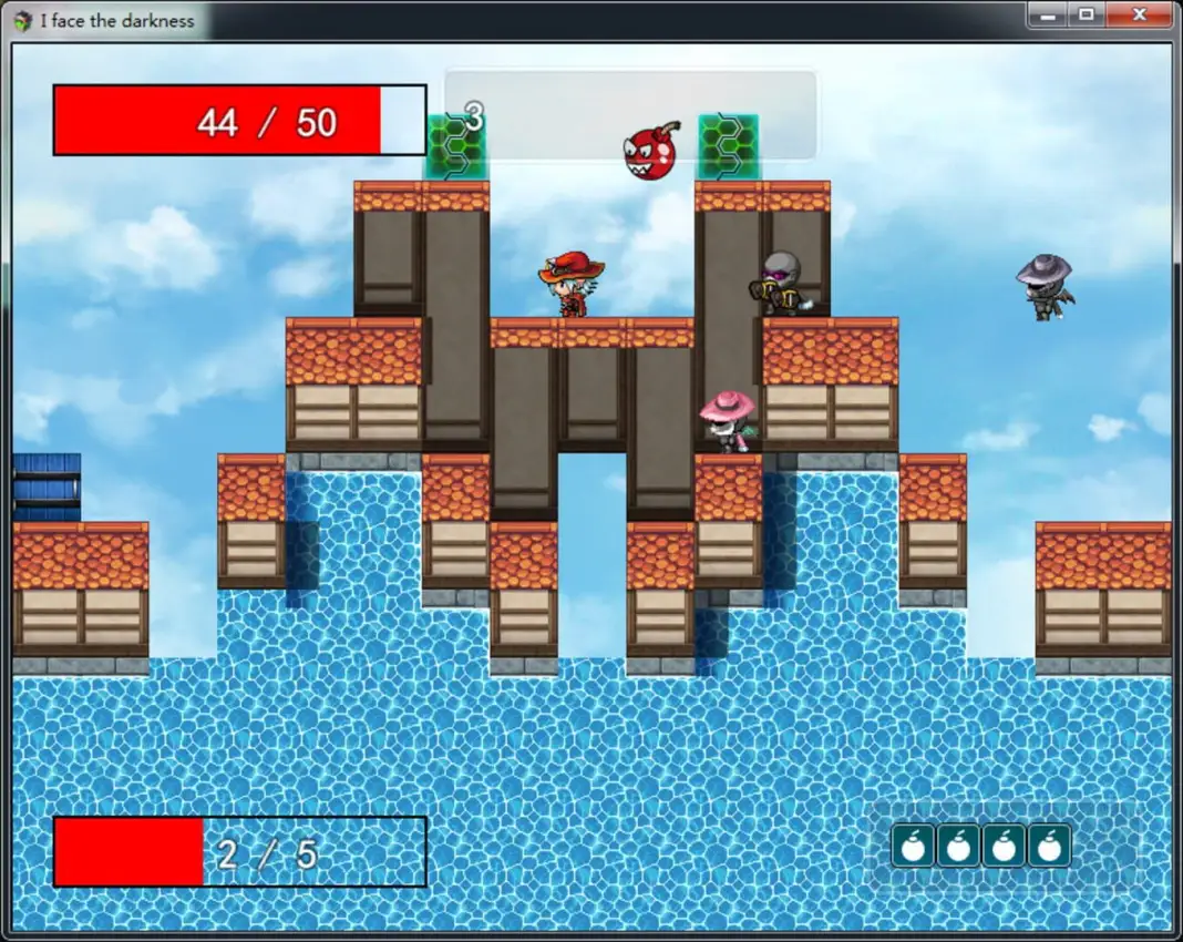 Portada de I face the darkness