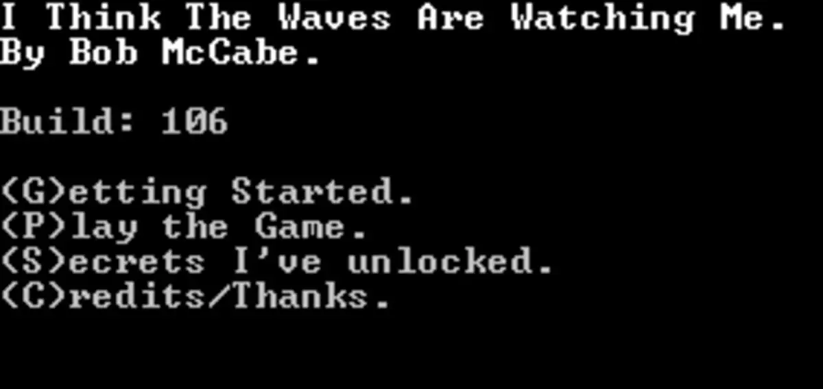 I Think the Waves are Watching Me