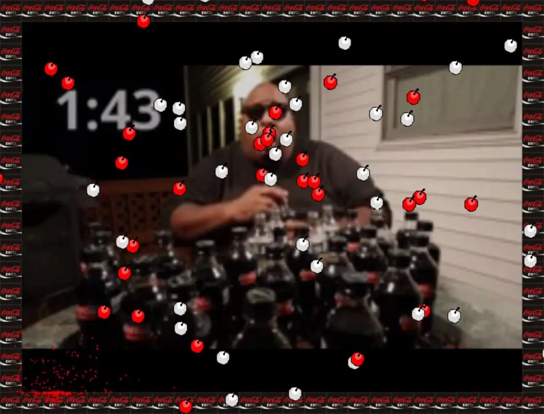 I Wanna How Many Bottles of Coke Zero Can Badlands Chug in 3 Minutes? Watch & See!