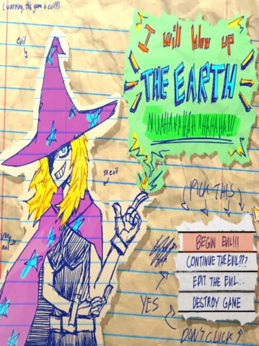 Portada de I will Blow up the Earth Muahahahahahahaha!!!