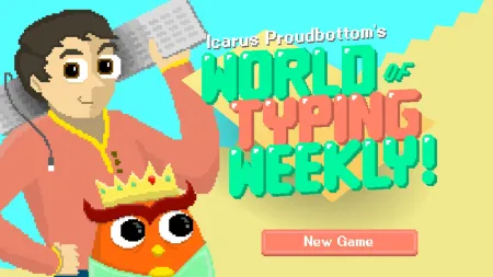 Portada de Icarus Proudbottom’s World of Typing Weekly!
