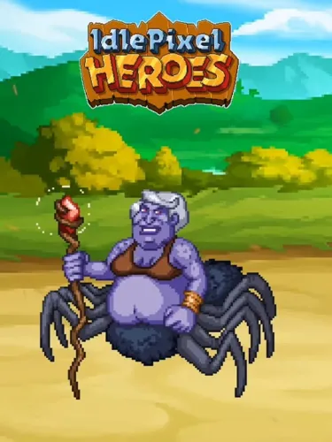 Portada oficial del videojuego Idle Pixel Heroes