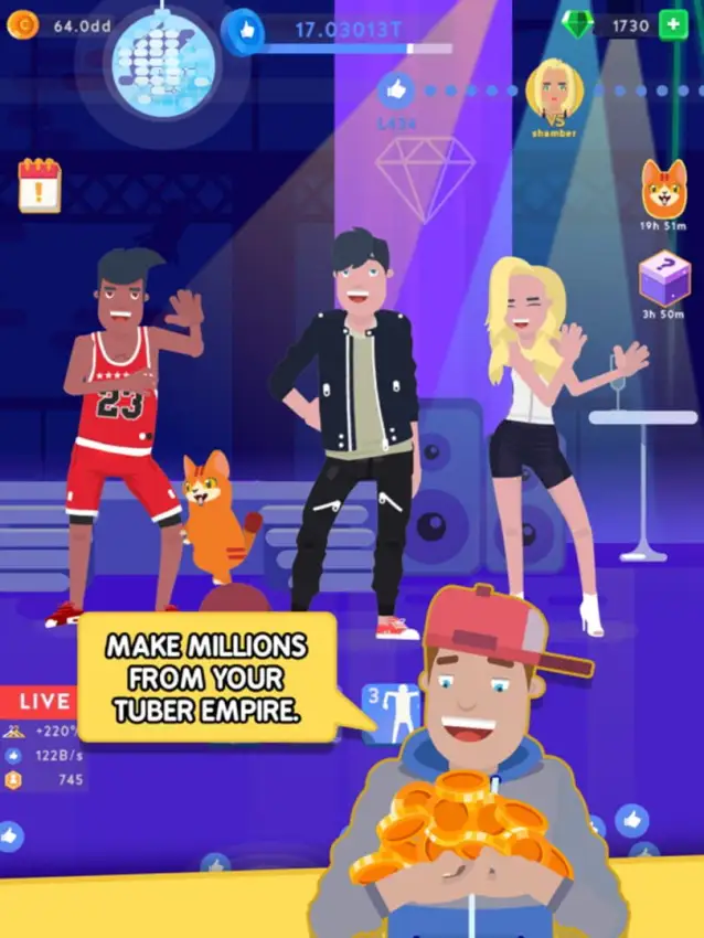 Portada de Idle Tuber Empire