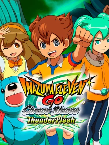 Portada de Inazuma Eleven GO: Chrono Stones – Thunderflash