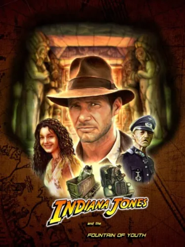 Portada de Indiana Jones and Fountain of Youth