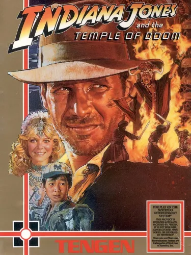 Portada de Indiana Jones and the Temple of Doom