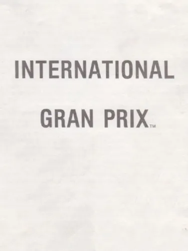 Portada de International Gran Prix