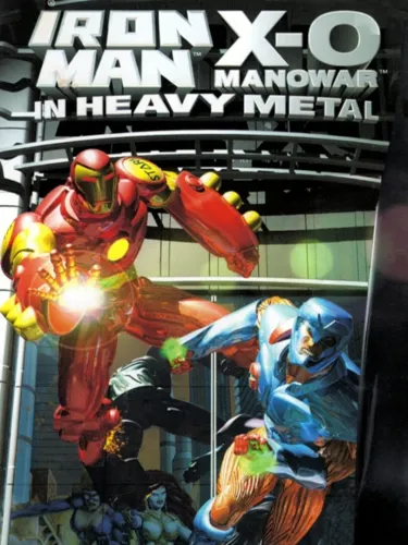 Portada de Iron Man and X-O Manowar in Heavy Metal