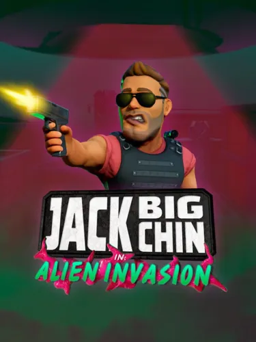 Portada oficial del videojuego Jack Big Chin: Alien Invasion