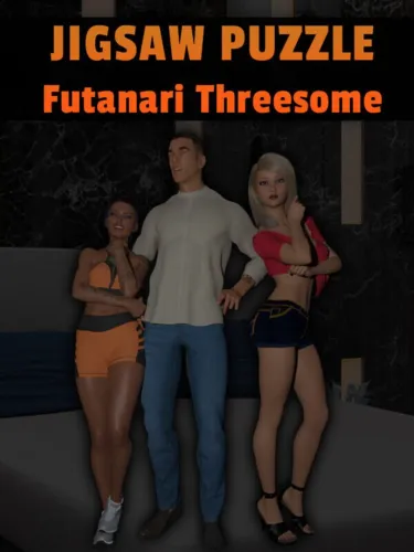 Portada de Jigsaw Puzzle: Futanari Threesome