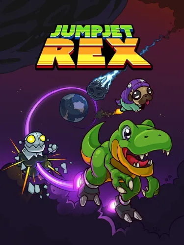 Portada oficial del videojuego JumpJet Rex