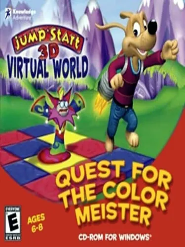 Portada de JumpStart 3D Virtual World: Quest for the Color Meister